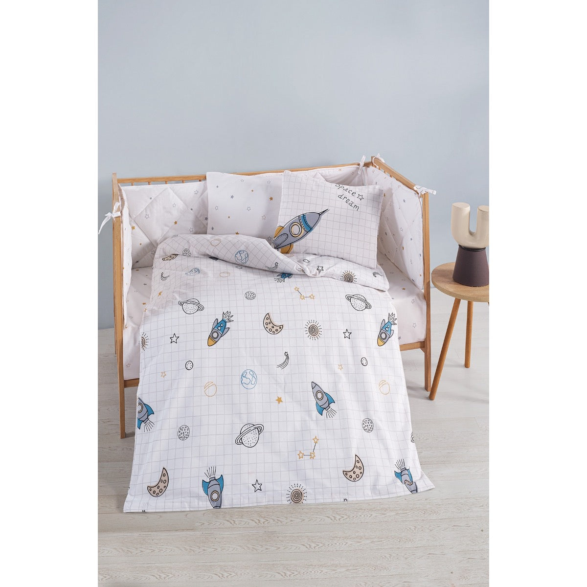 Kanz-Unisex Cotton Printed Full Bed Set