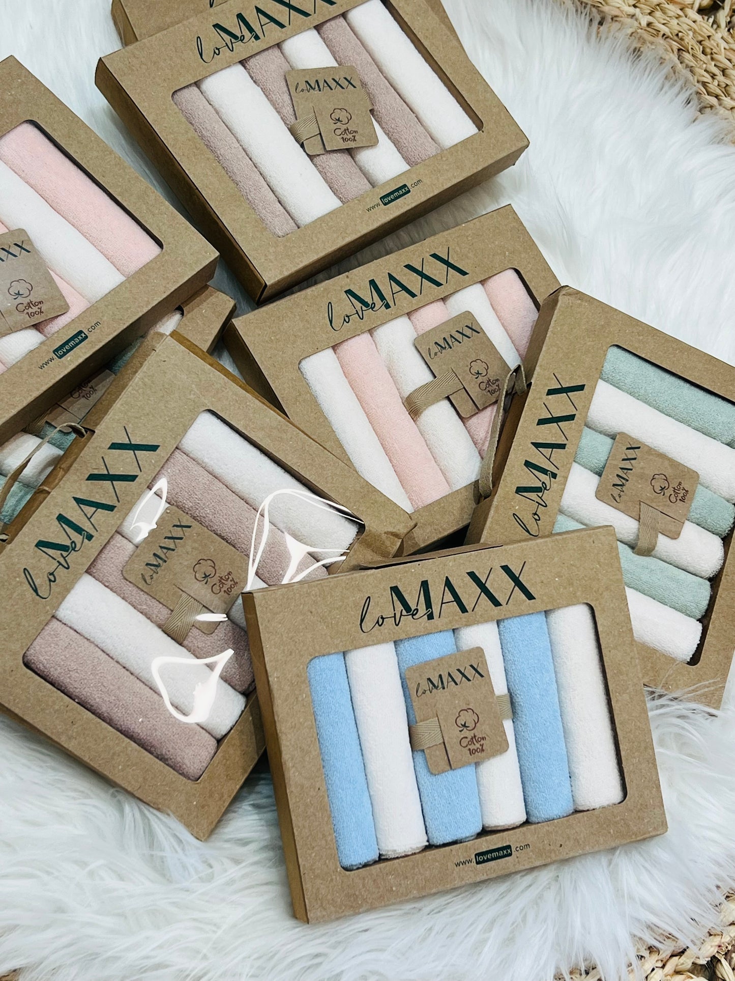 Love Max-Fabric Towel Washcloths