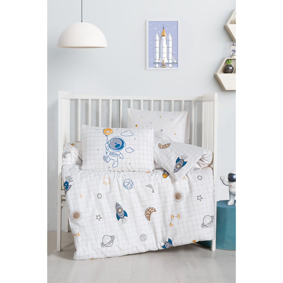 Kanz-Unisex Park Printed Cotton Duvet Cover