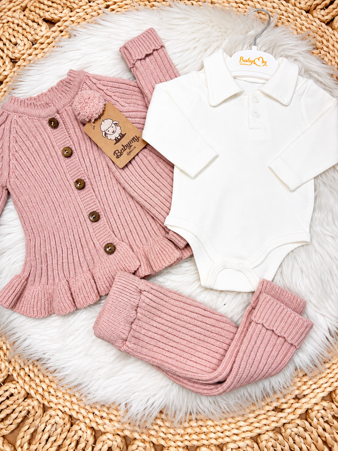 BabyMy-Knitted 4-Piece Set