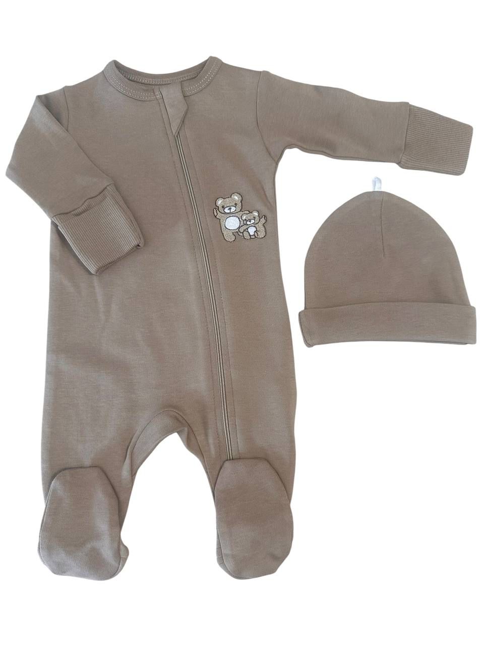 Wowo-Bear Zipper Jumpsuit