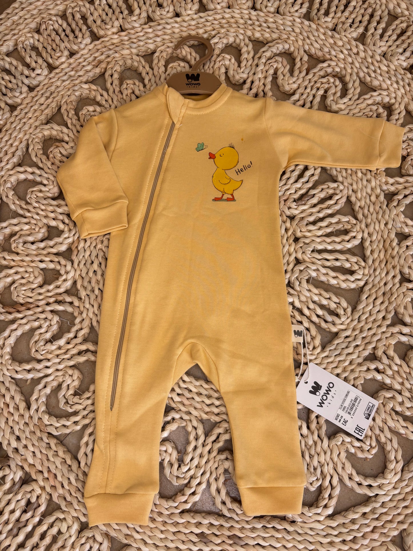 Wowo-Duck Zipper Jumpsuit