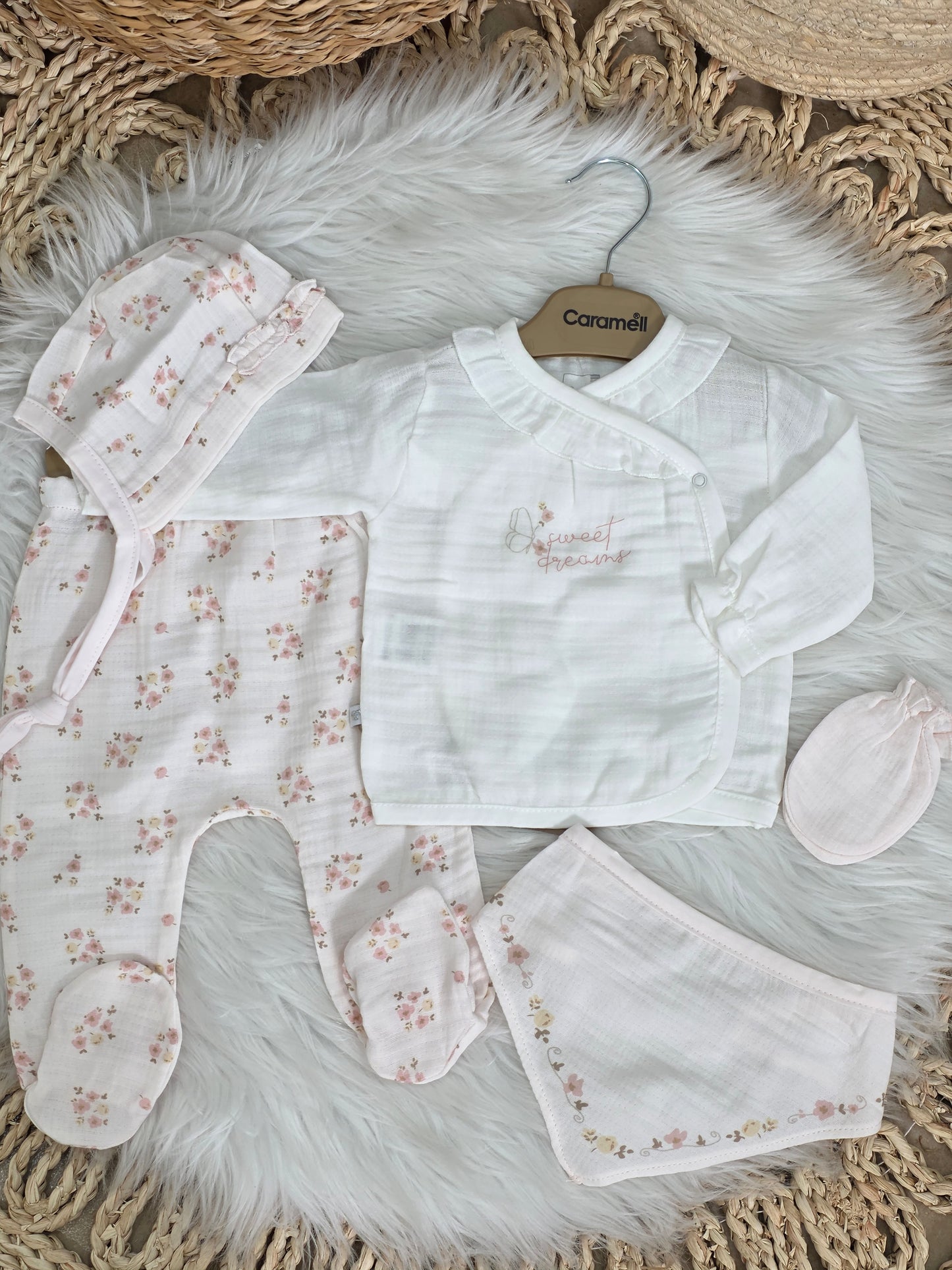 Caramell-Bamboo Set of 5 Pcs