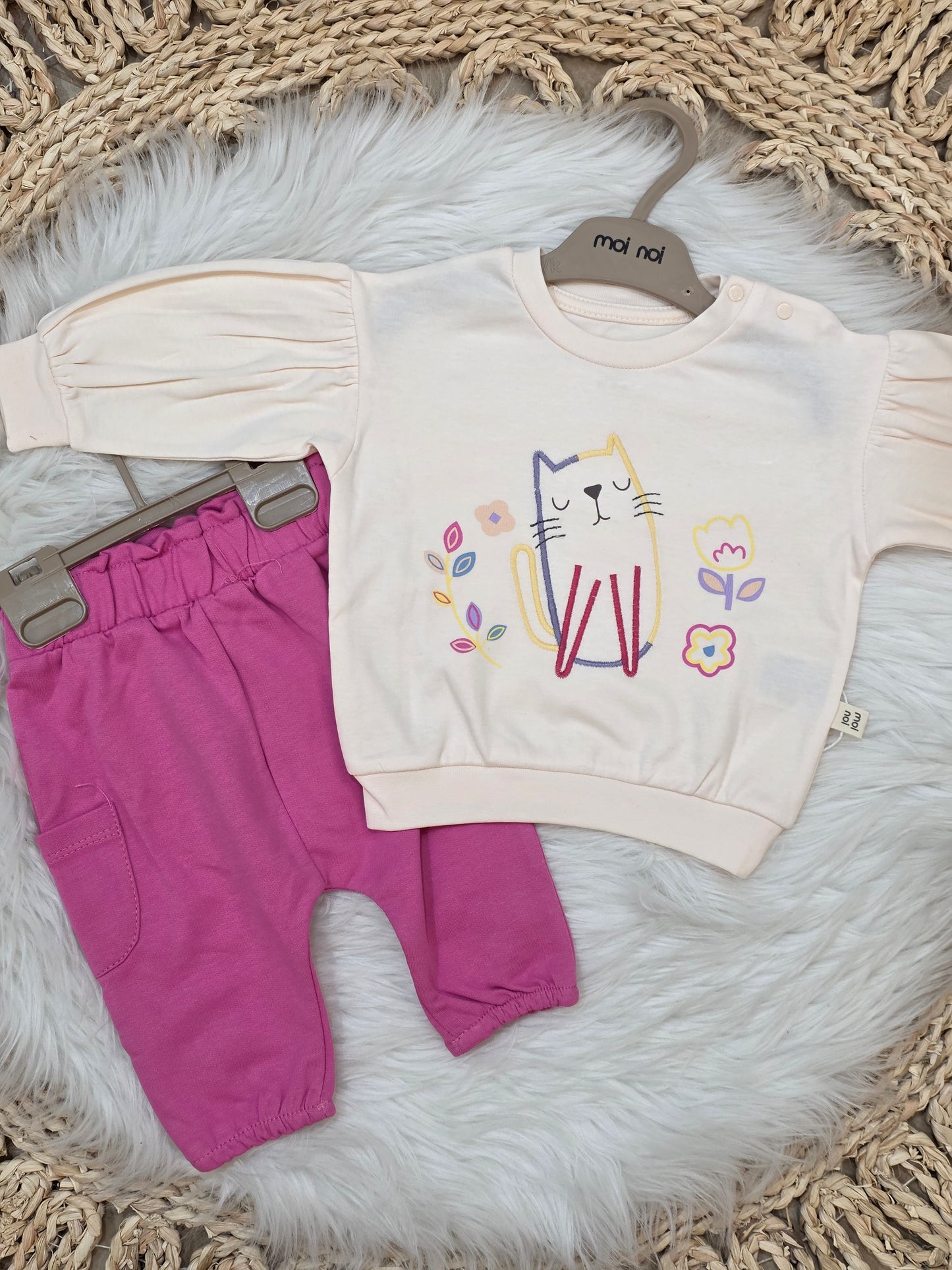 MoiNoi-2Pcs Cat Cotton Set