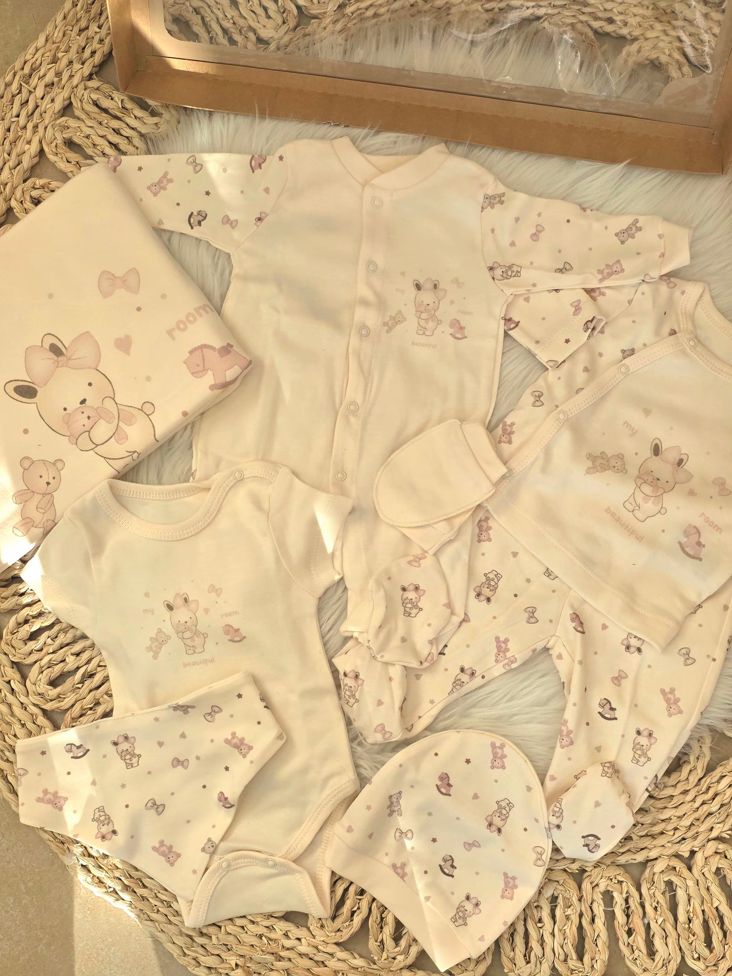 Bubbles-My Room Newborn Cotton Set of 10 Pcs