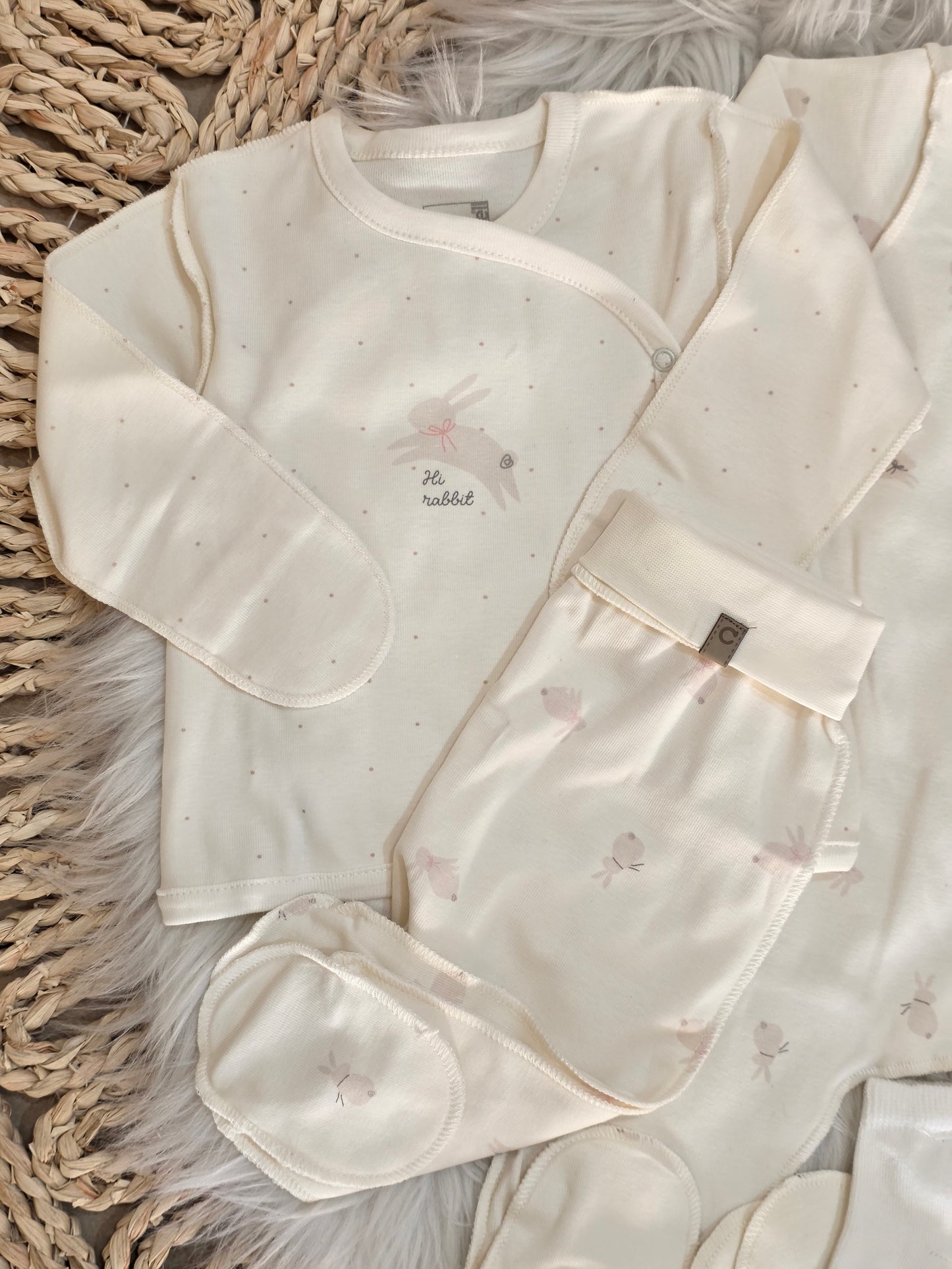 Caramel-Bunny Cotton Hospital Set of 10 Pcs