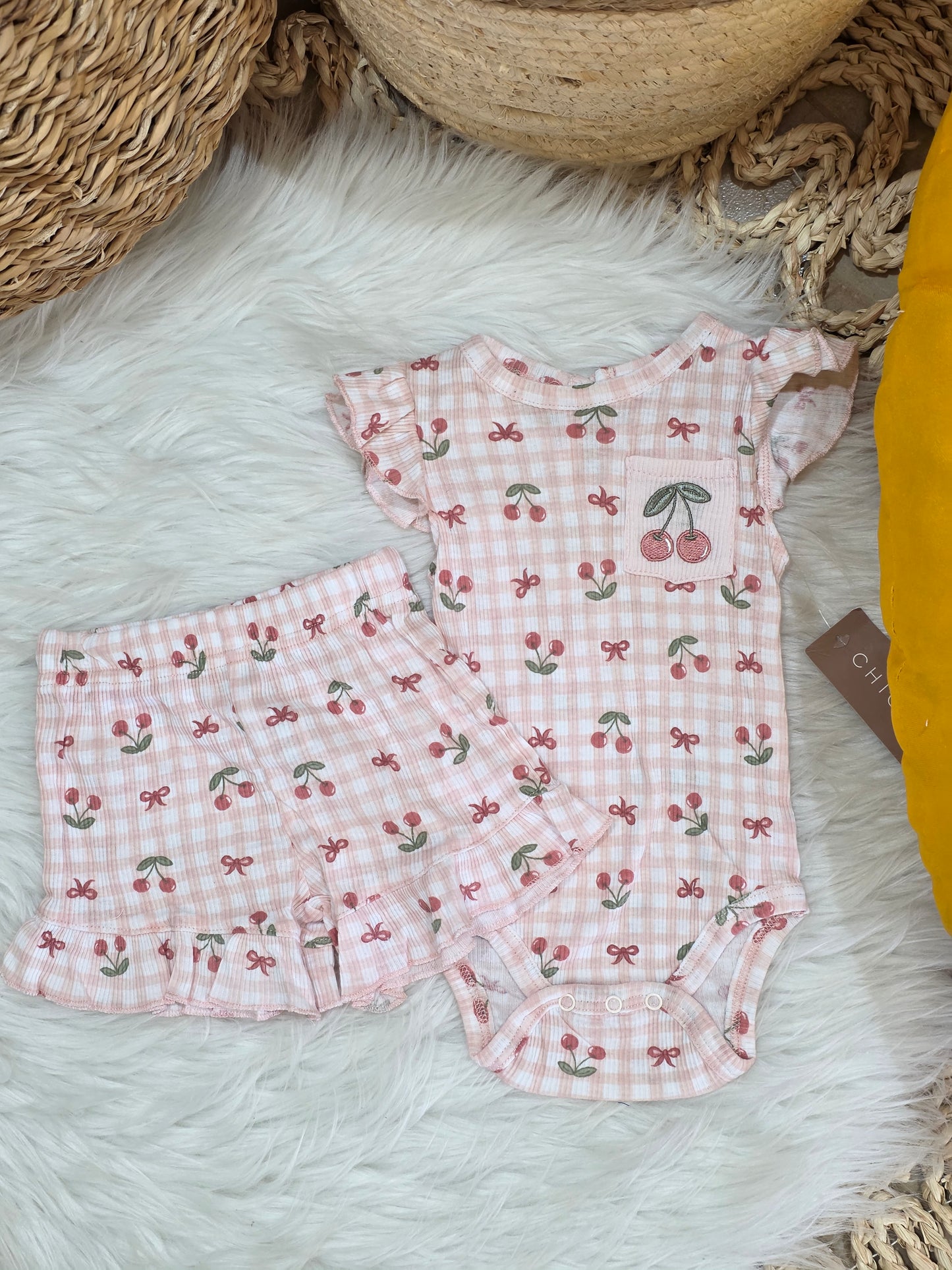 TinyDino-Berries Cotton Set of 2 Pcs