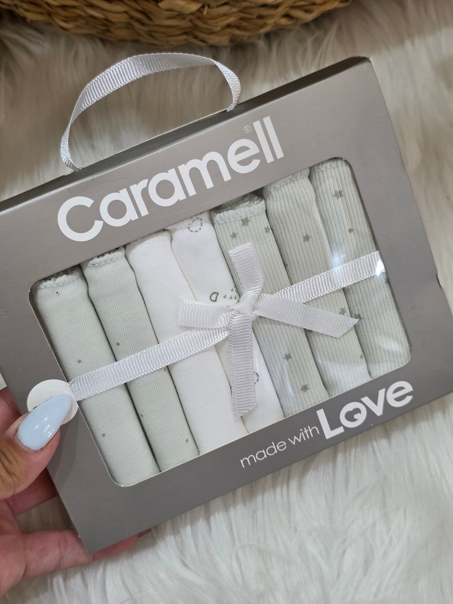 Caramell-Washcloths Box of 7 Pcs