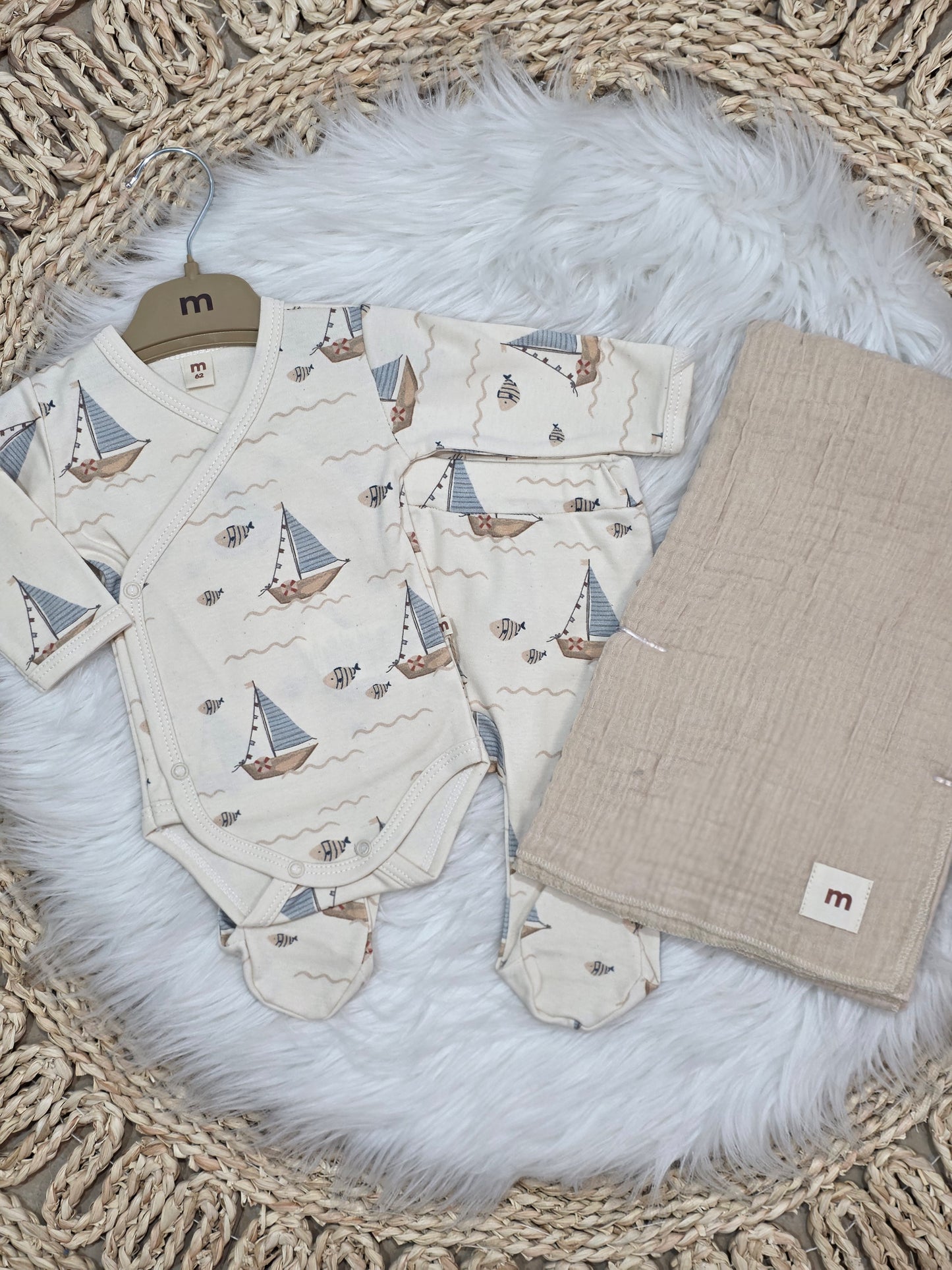 Minisse-Sail Set of 3pcs with Blanket