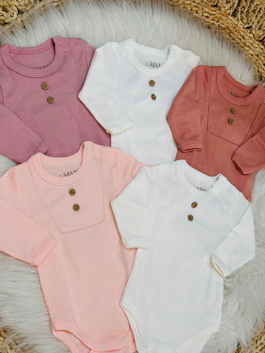 Love Max-Cotton bodies Pack of 5