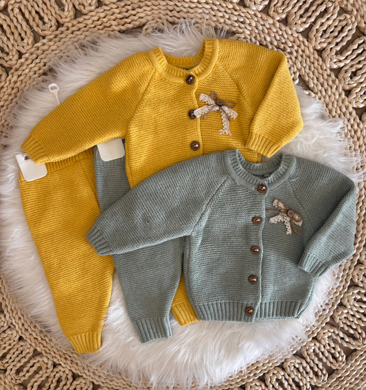 Wofim-Knitted 2 Pcs Set
