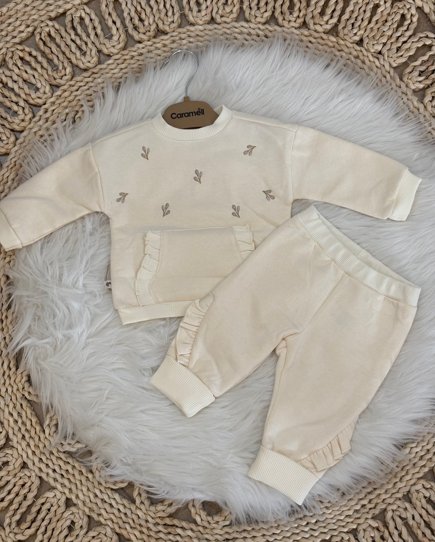 Caramel-2 Pcs Fleeced Set