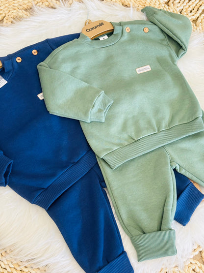Caramel-Fleeced Set