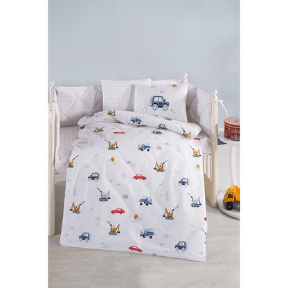 Kanz-Unisex Cotton Printed Full Bed Set