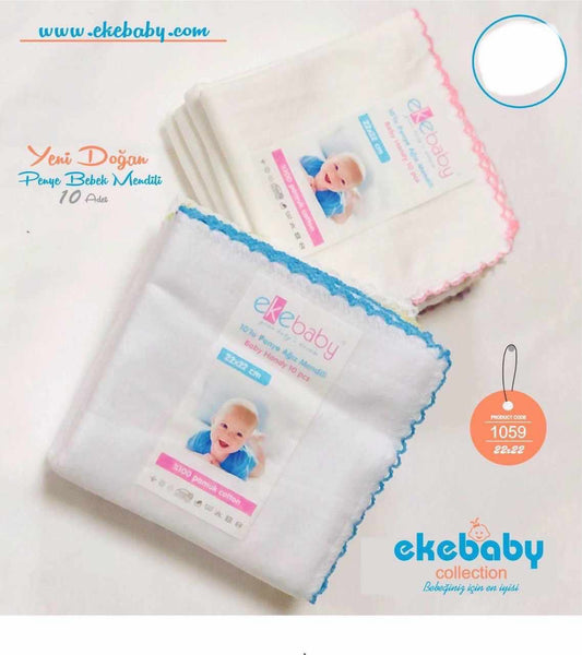 Ekebaby-100% Cotton Washcloths