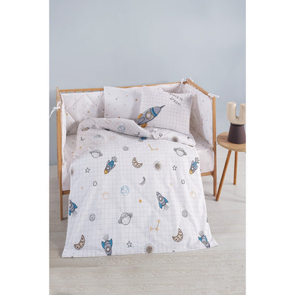 Kanz-Unisex Cotton Printed Full Bed Set