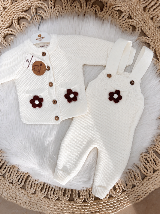 Wofim-Knitted 2-Piece Set