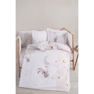 Kanz-Unisex Cotton Printed Full Bed Set