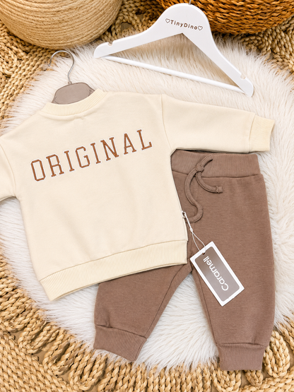 Caramell-Fleeced Set