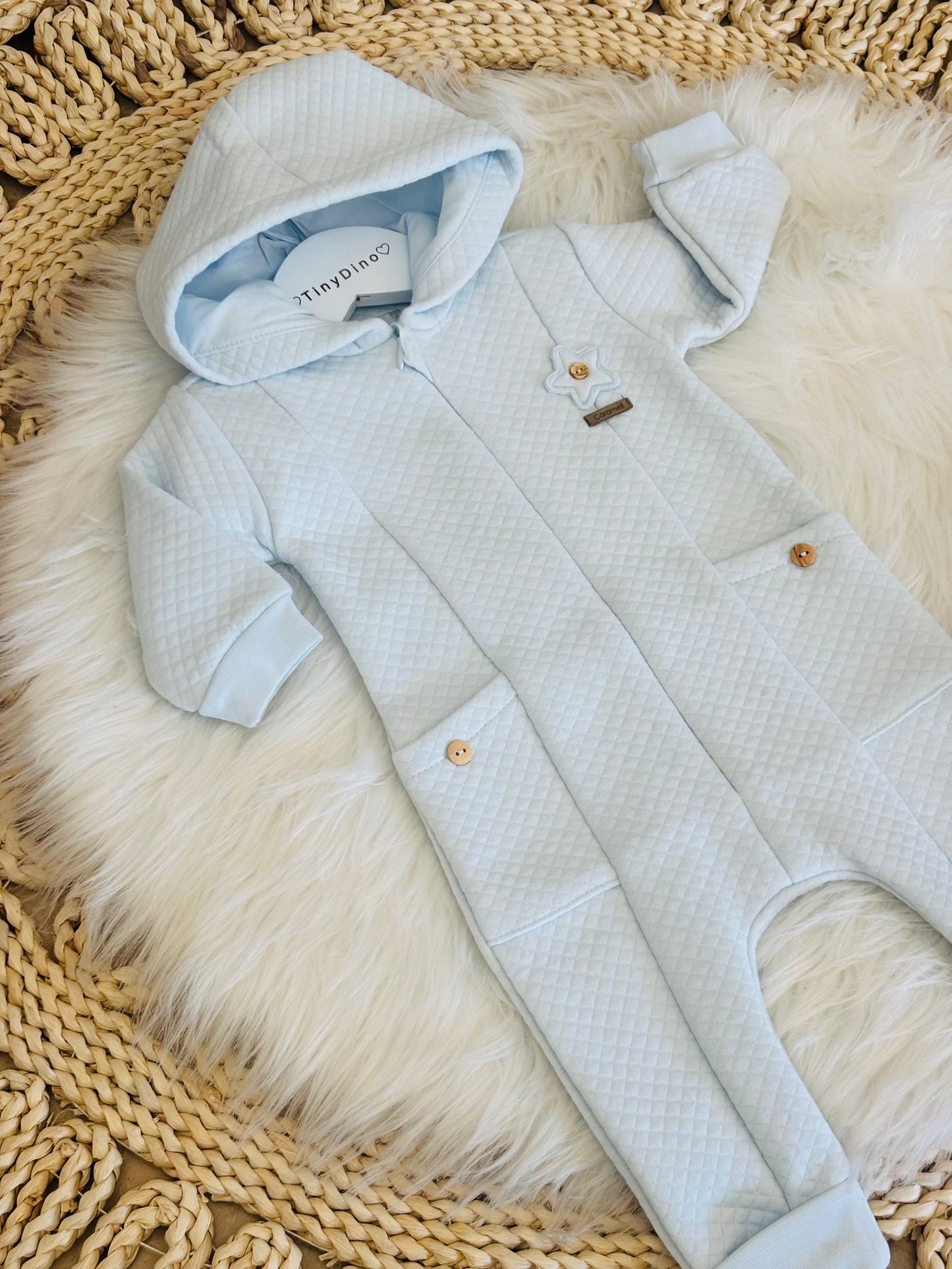 Caramel-Hooded Jumpsuit