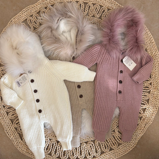 Wofim-Knitted Jumpsuit