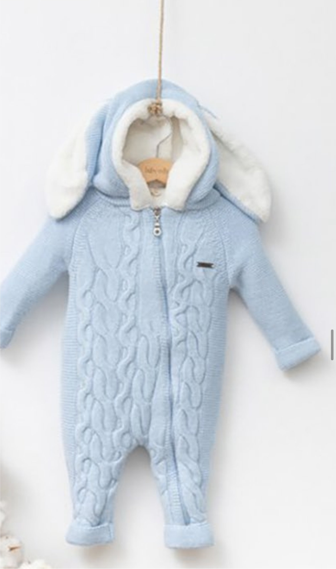 Baby Mio-Knit Bunny Overall