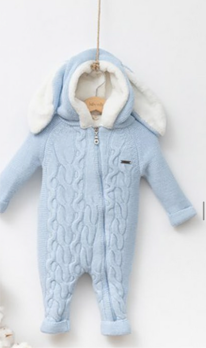 Baby Mio-Knit Bunny Overall