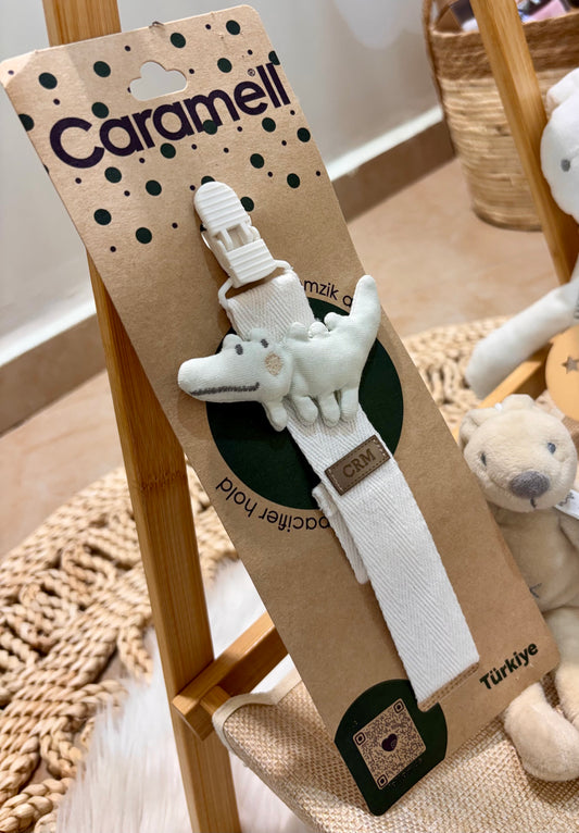 Caramell-Pacifier Clip