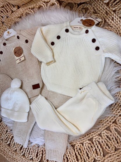 Wofim-Knitted 3-Piece Set