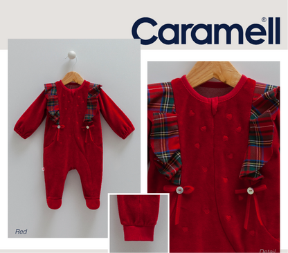 Caramell-Red Velvet Romper