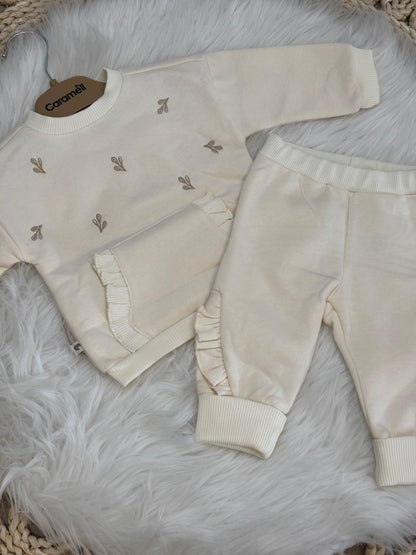 Caramel-2 Pcs Fleeced Set