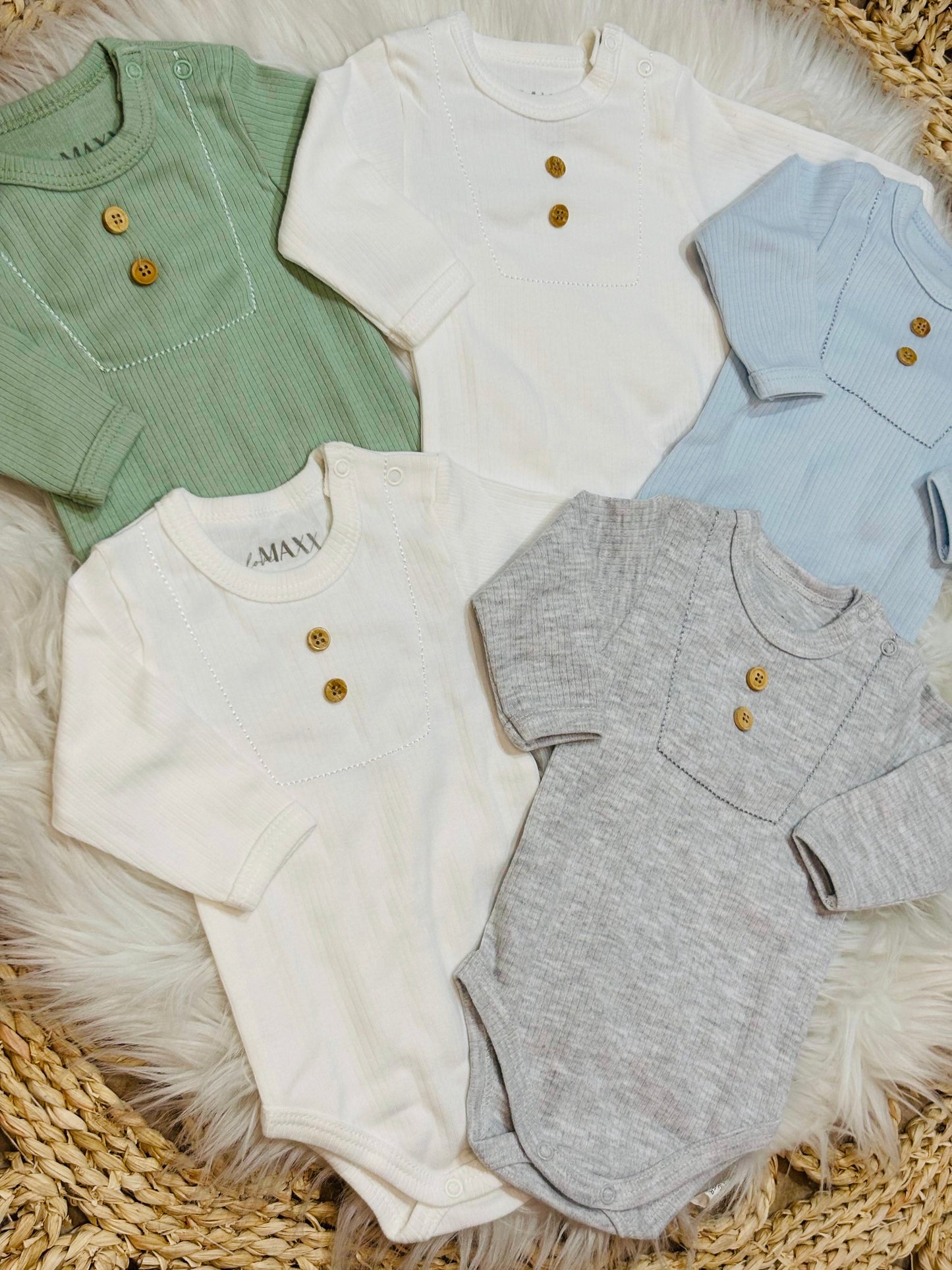 Love Max-Cotton Bodies Pack of 5