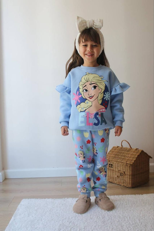 Toddler-Elsa Fleece Set