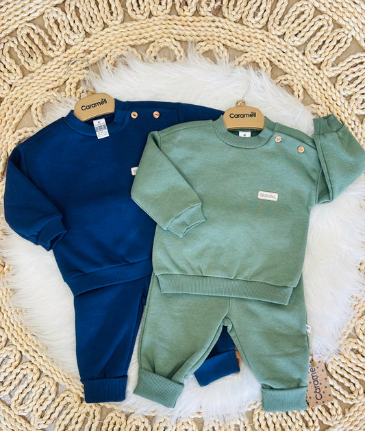 Caramel-Fleeced Set