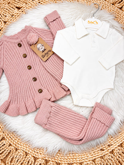 BabyMy-Knitted 4-Piece Set