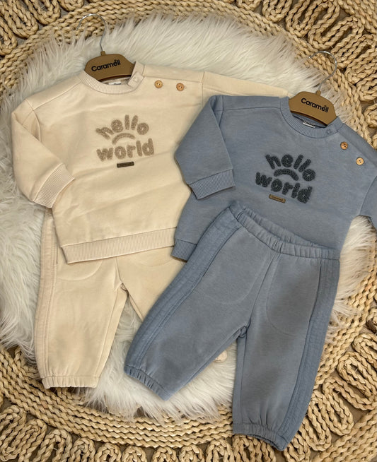 Caramel-2 Pcs Fleeced Set