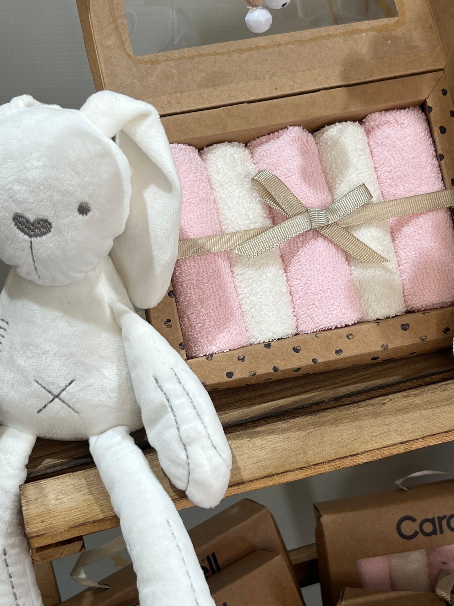 Caramel-Towel Fabric Burping Pads