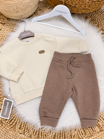 Caramell-Fleeced Set
