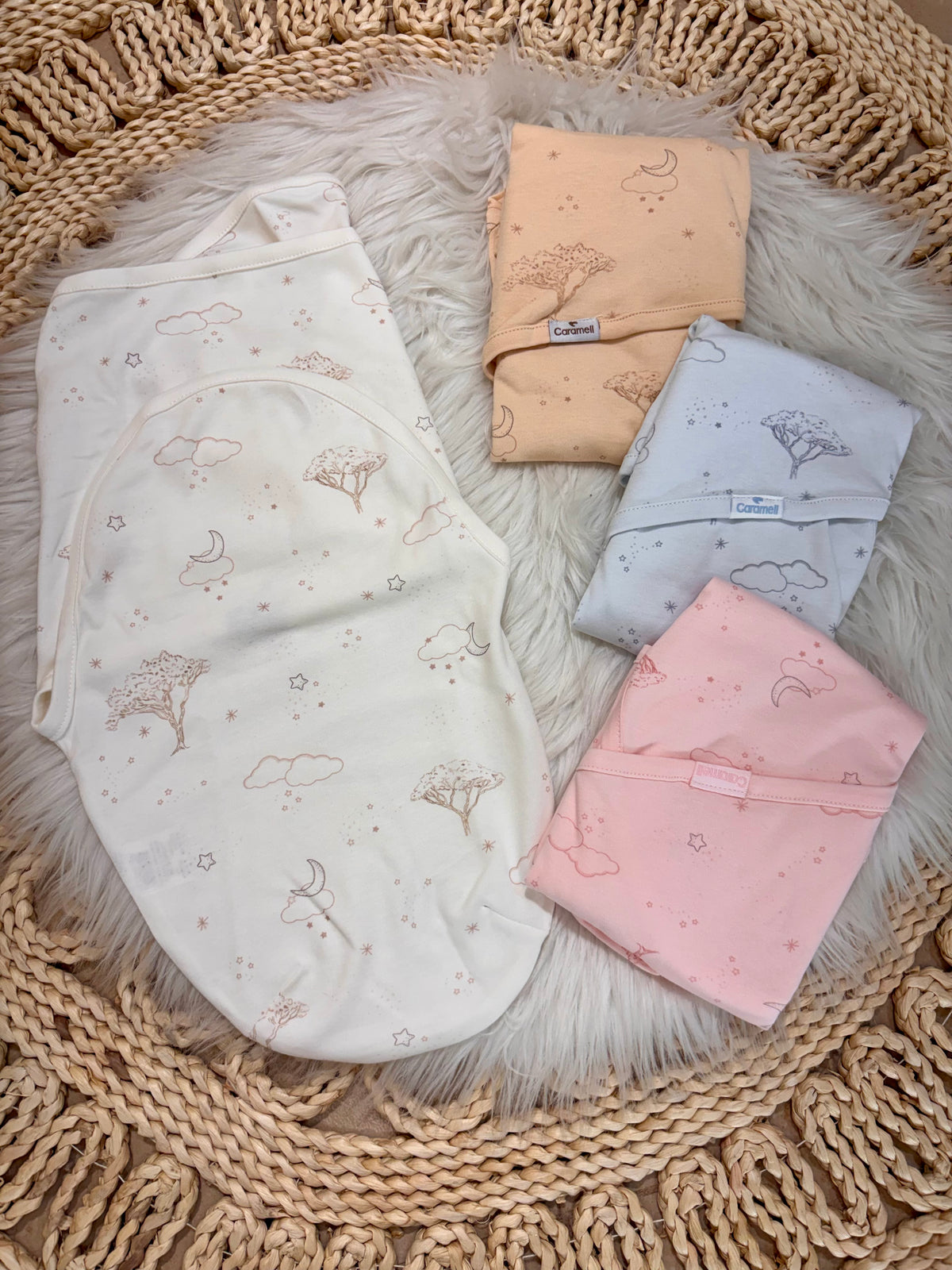 Caramell-Cotton Swaddle