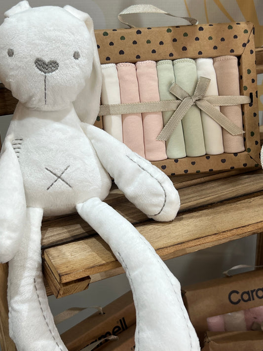 Caramel-100% Cotton Burping Pads