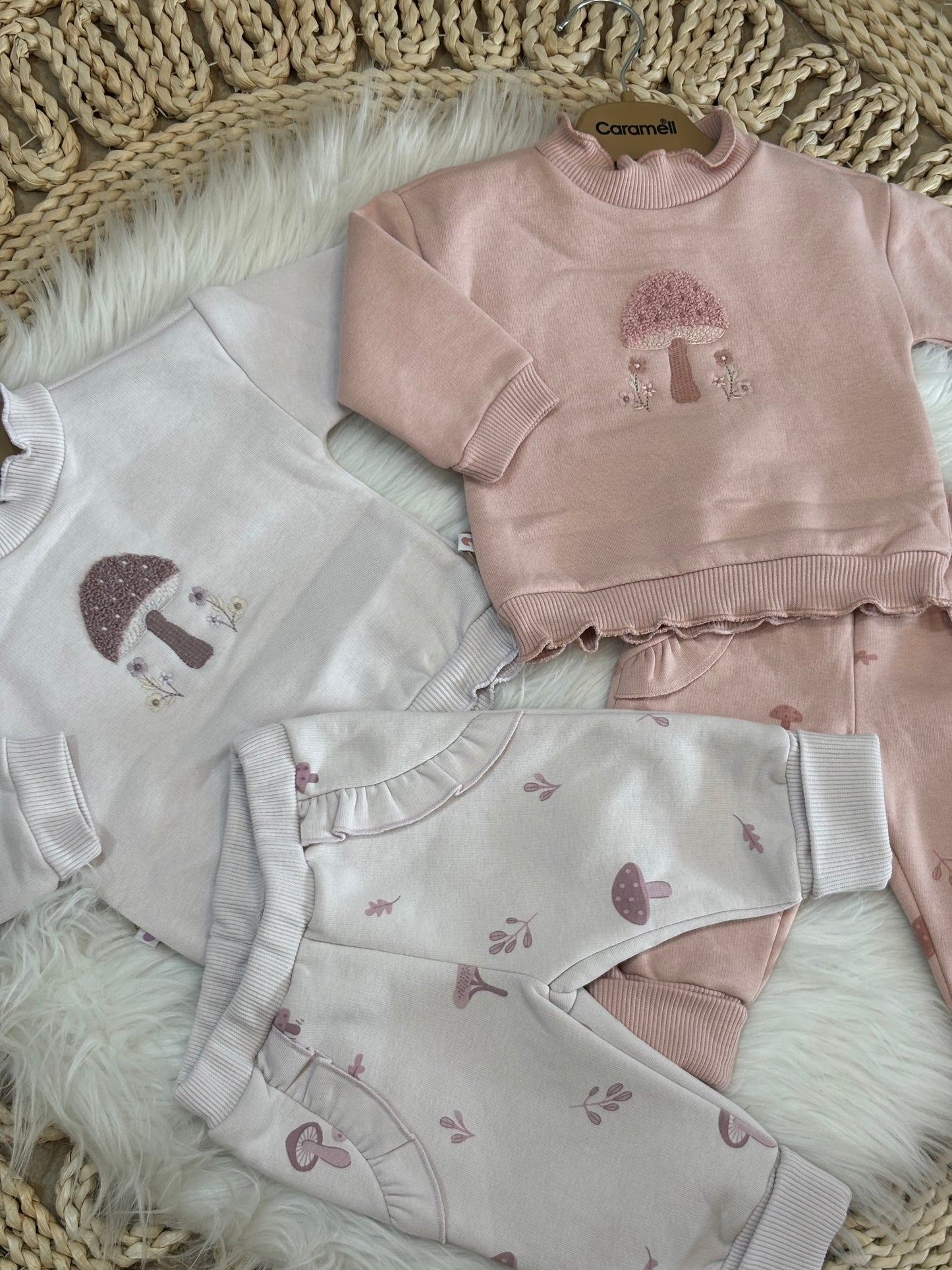 Caramel-2 Pcs Fleeced Set