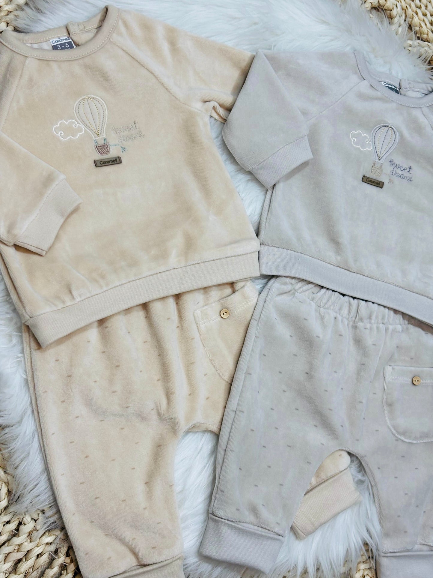 Caramell-2 Pcs Velvet Set