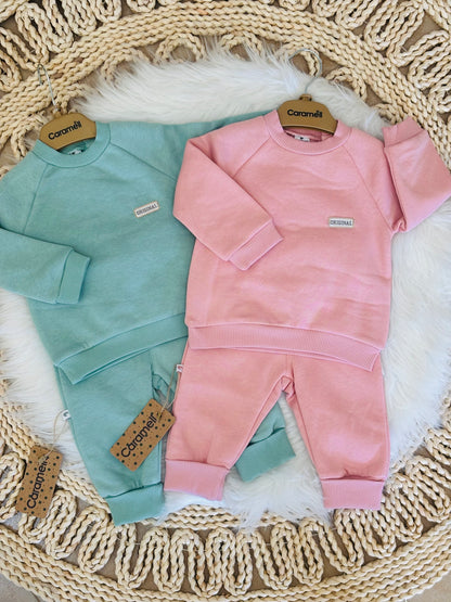 Caramel-Fleeced Set