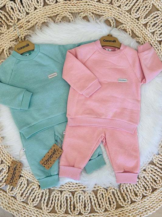 Caramel-Fleeced Set