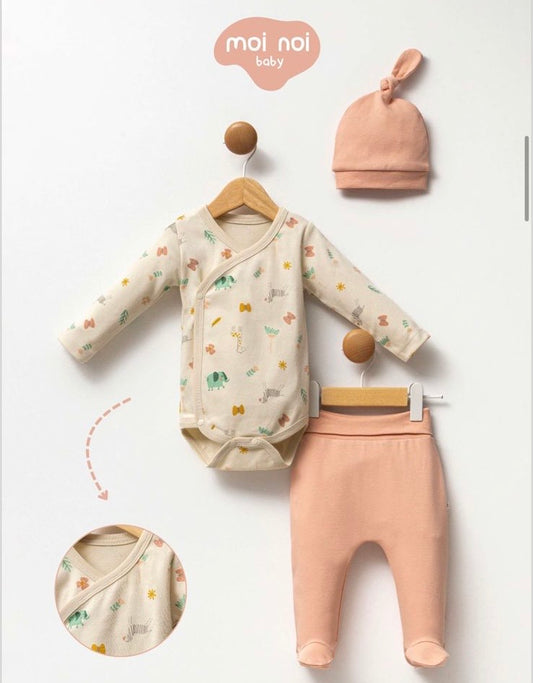 Moi Noi-Safari 3pcs Pijama Set