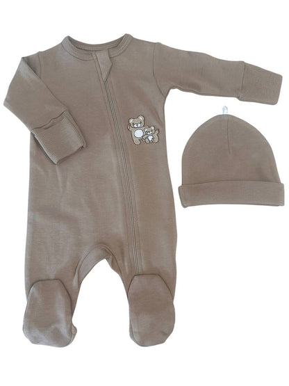 Wowo-Bear Zipper Jumpsuit
