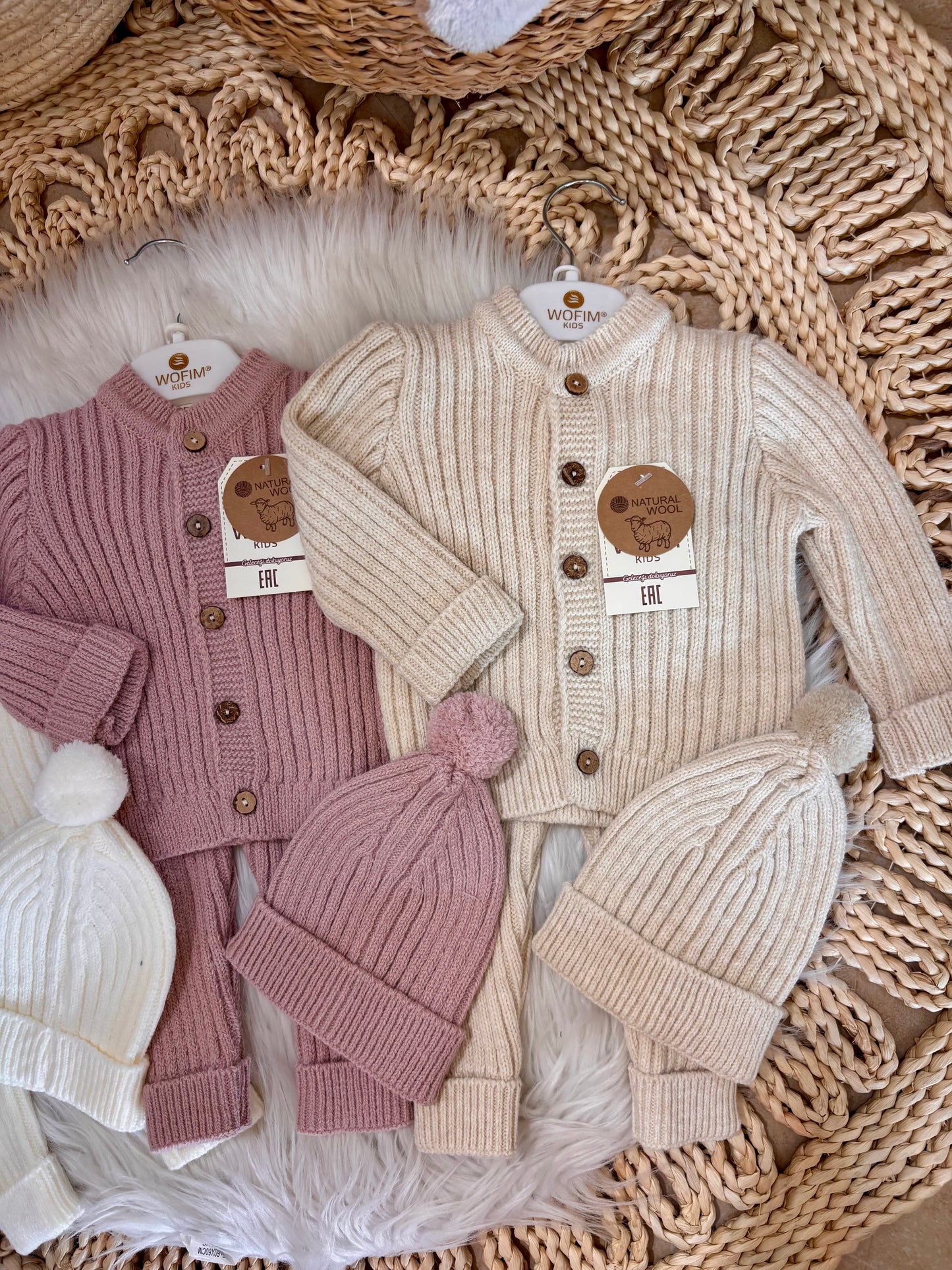 Wofim-Knitted 2-Piece Set