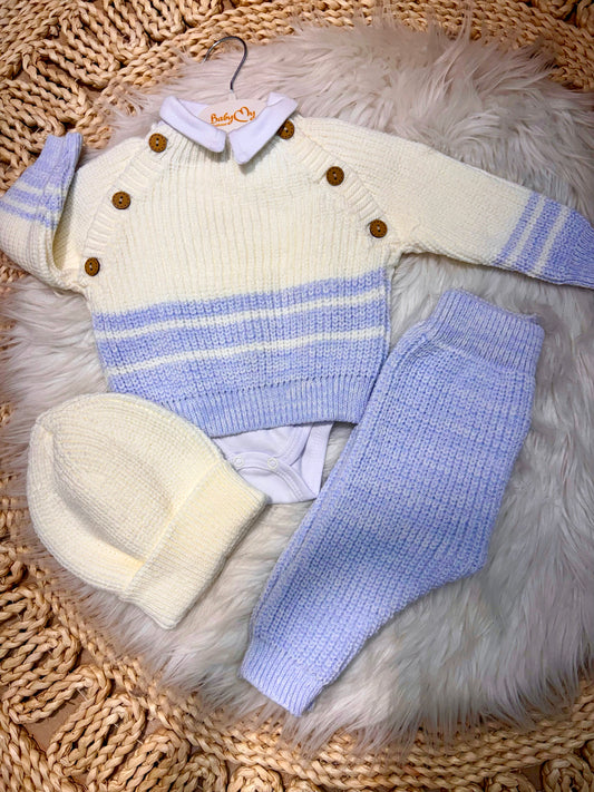 BabyMy-Knitted 4-Piece Set
