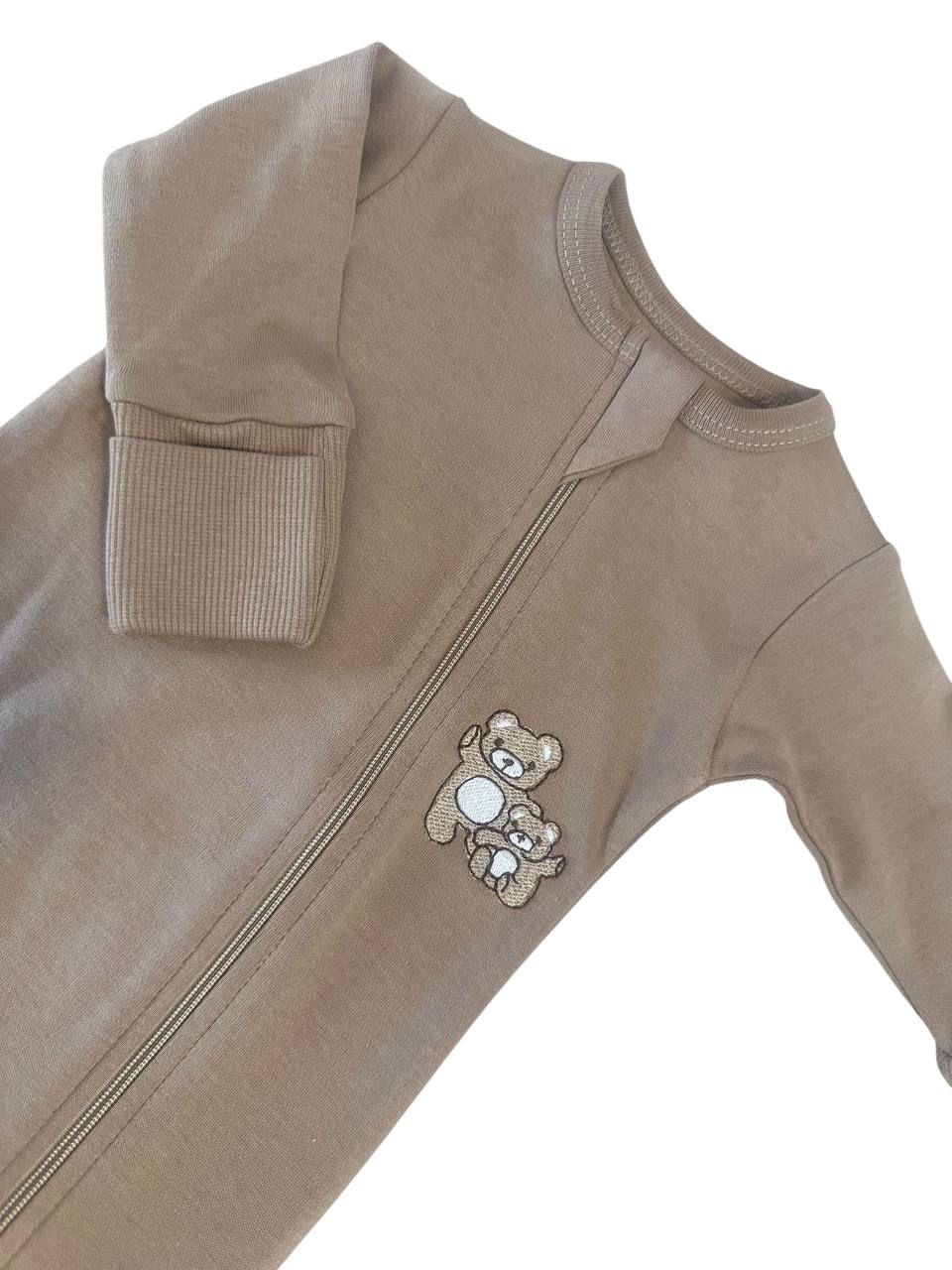 Wowo-Bear Zipper Jumpsuit