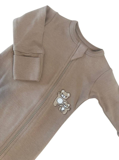Wowo-Bear Zipper Jumpsuit